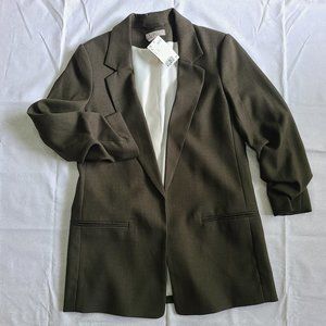 H&M 3/4 Sleeve Olive Blazer (NWT)